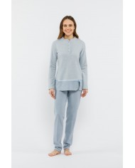 Pigiama donna in caldo punto milano Semplice Vanita - Fida Lingerie art. 2640