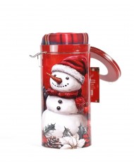 Plaid Natale in latta confezione regalo Snow dis. 2