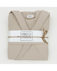 Accappatoio a nido d'ape 100% cotone Rebecca Home - art. Martina