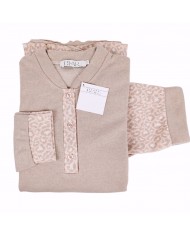 Pigiama donna serafino in caldo punto milano Fralu Serena - MADE IN ITALY