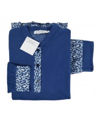 Pigiama donna serafino in caldo punto milano Fralu Serena - MADE IN ITALY