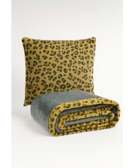 Coperta Plaid matrimoniale animalier con Cuscino OMAGGIO art. Crescy