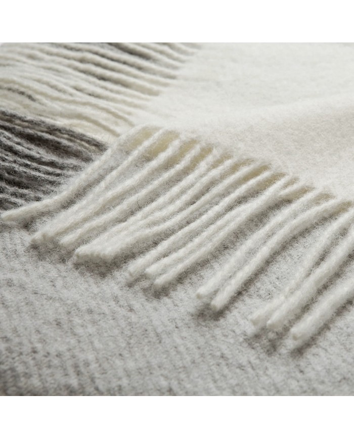 Plaid Lanerossi Iseo 100% Lana Vergine 130x170 grigio