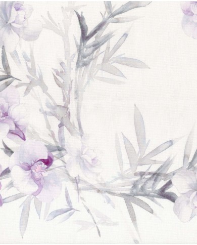 Tovaglia 12 posti 100% cotone Blumarine Orchidea