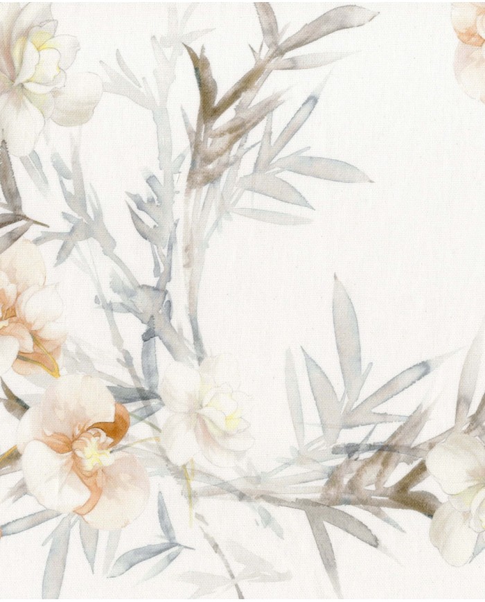 Tovaglia 12 posti 100% cotone Blumarine Orchidea