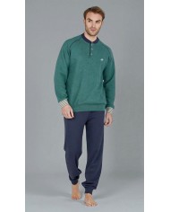 Pigiama Uomo in caldo punto milano Bip Bip 6365 - MADE IN ITALY