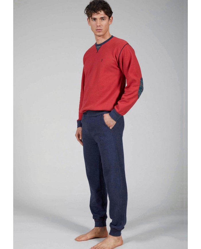 Pigiama Uomo in caldo punto milano Bip Bip 6964 - MADE IN ITALY