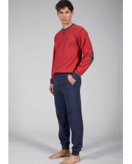 Pigiama Uomo in caldo punto milano Bip Bip 6964 - MADE IN ITALY