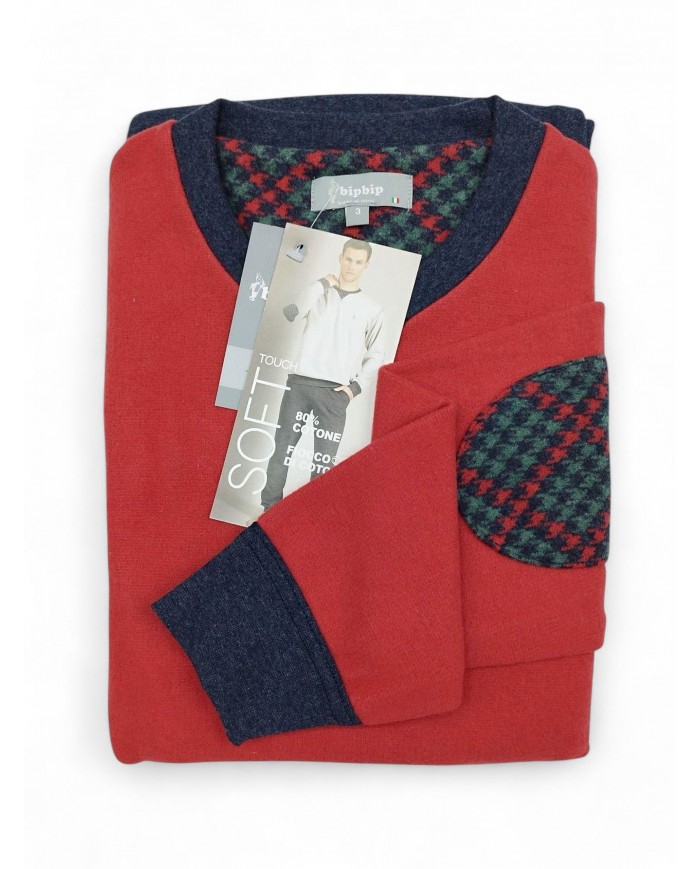 Pigiama Uomo in caldo punto milano Bip Bip 6964 - MADE IN ITALY