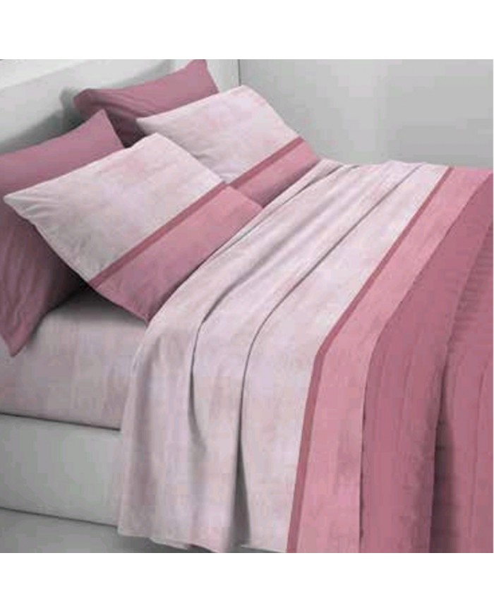 Completo lenzuola letto singolo in flanella di puro cotone - art. Sogno - MADE IN ITALY