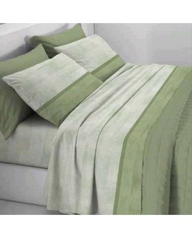 Completo lenzuola letto singolo in flanella di puro cotone - art. Sogno - MADE IN ITALY