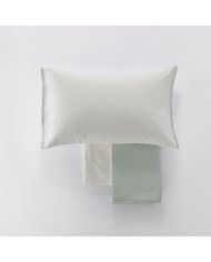 Completo lenzuola matrimoniale caldo cotone bicolor - Cogal - MADE IN ITALY
