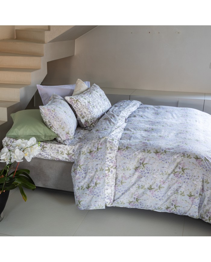 Completo lenzuola matrimoniale caldo cotone 2513 - Cogal - MADE IN ITALY