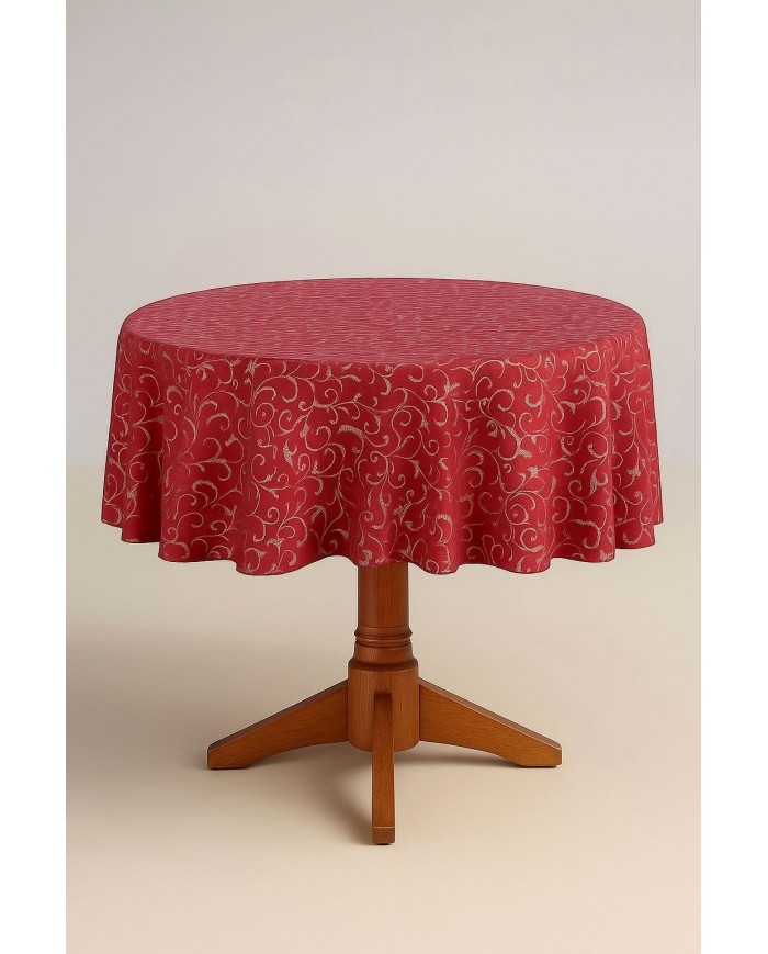 Tovaglia rotonda di Natale fiandra lurex di Dreams