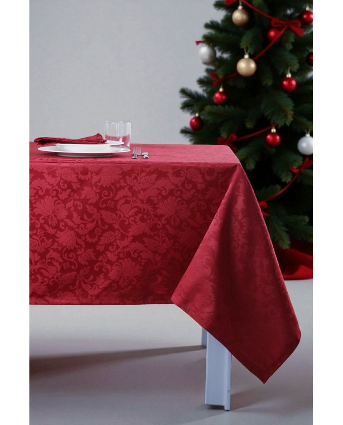 Servizio da tavola Natale Fiandra damascata 12 posti Dreams