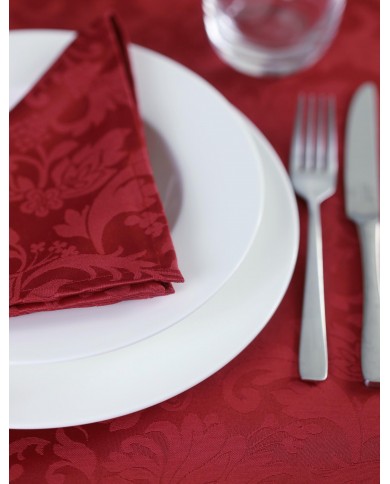 Servizio da tavola Natale Fiandra damascata 12 posti Dreams