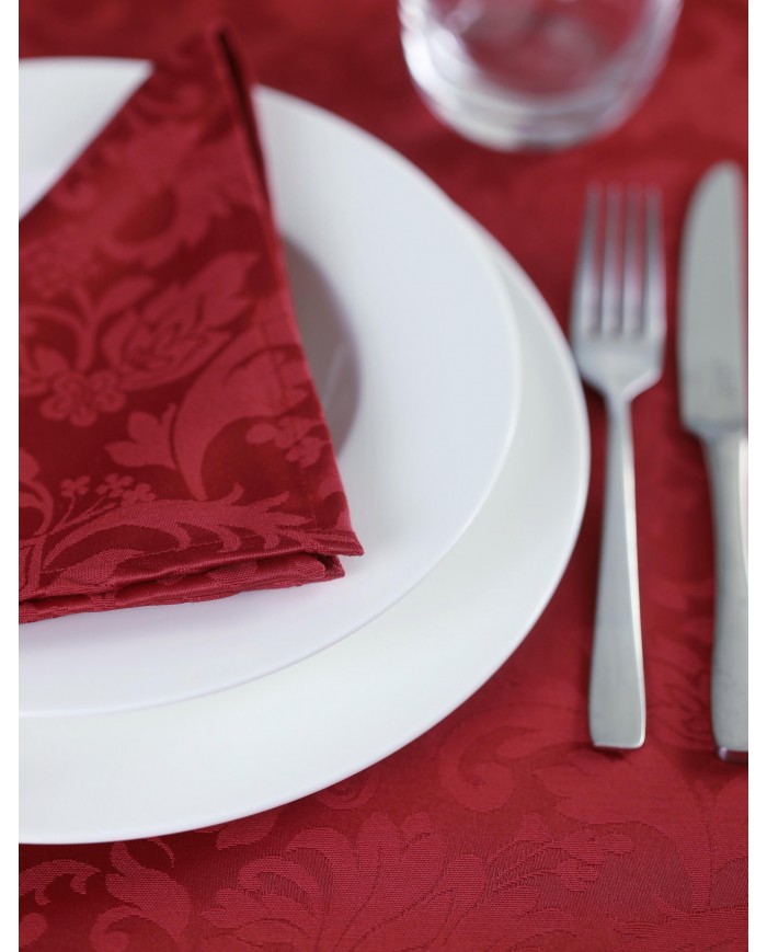 Servizio da tavola Natale Fiandra damascata 12 posti Dreams