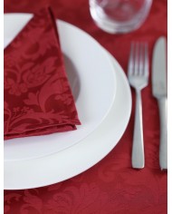 Servizio da tavola Natale Fiandra damascata 12 posti Dreams