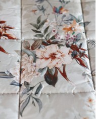 Trapunta matrimoniale in raso di puro cotone Galizzi 1949 - Emily - Made in Italy