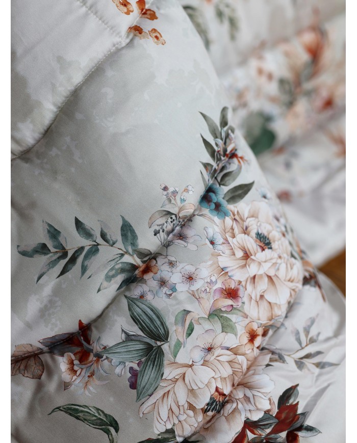 Trapunta matrimoniale in raso di puro cotone Galizzi 1949 - Emily - Made in Italy