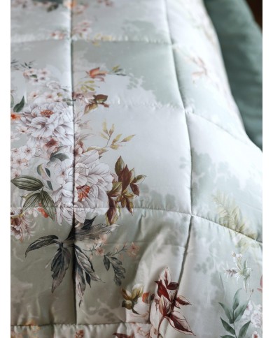 Trapunta matrimoniale in raso di puro cotone Galizzi 1949 - Emily - Made in Italy