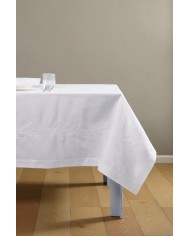 Tovaglia ricamata 12 posti con tovaglioli art. TL008