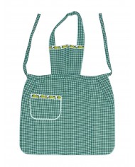 Grembiule con pettorina 100% cotone - MADE IN ITALY - art. Alberica Pettorina