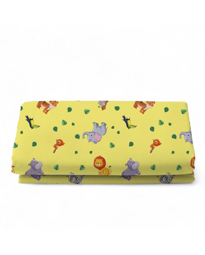 Completo lenzuola letto singolo 100% cotone Jungle