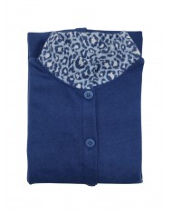 Vestaglia donna in caldo punto milano collo alto Fralu Serena - MADE IN ITALY