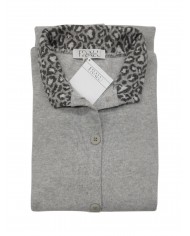 Vestaglia donna in caldo punto milano collo alto Fralu Serena - MADE IN ITALY