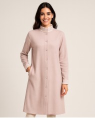 Vestaglia donna in caldo punto milano collo alto Fralu Serena - MADE IN ITALY