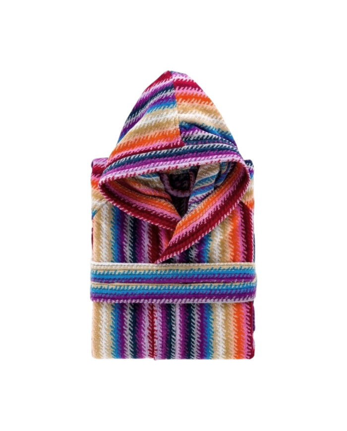 Accappatoio in spugna jacquard Lovely Home Etnic Dis. 6