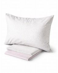 Completo lenzuola letto singolo in percalle 100% cotone Maestri Cotonieri Matilde