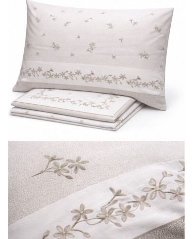 Completo lenzuola matrimoniale Ambrosiana Leika