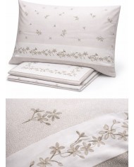 Completo lenzuola matrimoniale Ambrosiana Leika