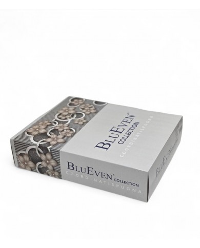 Set 3 coppie di asciugamani viso + ospite spugna 100% cotone Flavia dis. C