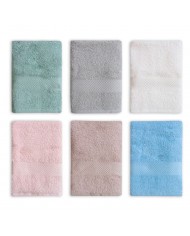 Set 6 Asciugamani ospite colori chiari Maestri Cotonieri