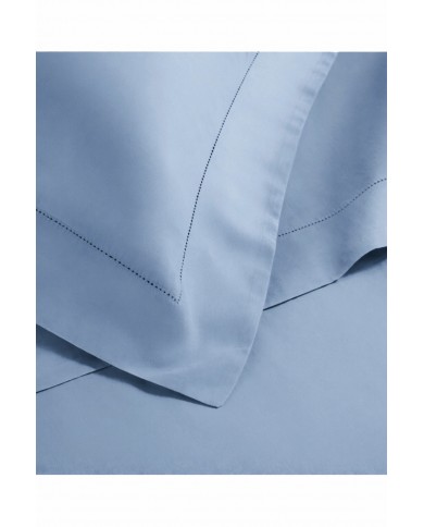 Coppia di federe in raso di puro cotone con orlo a giorno Maestri Cotonieri