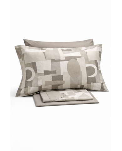 Completo lenzuola matrimoniale 100% cotone Maestri Cotonieri Svad 4 federe