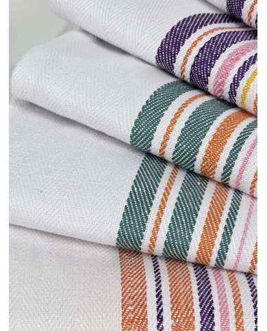 Set 6 strofinacci da cucina 100% cotone art. premium spigato