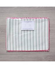 Set 2 tovagliette colazione 100% cotone doubleface Maestri Cotonieri art. Portofino