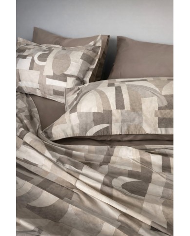 Completo lenzuola matrimoniale 100% cotone Maestri Cotonieri Svad 4 federe