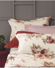 Completo Lenzuola matrimoniale in percalle di puro cotone Hillary Dondi