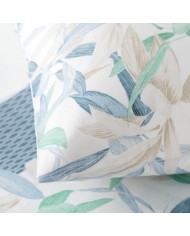 Completo lenzuola matrimoniale 100% cotone Flores
