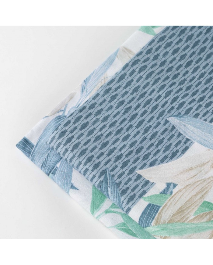 Completo lenzuola matrimoniale 100% cotone Flores