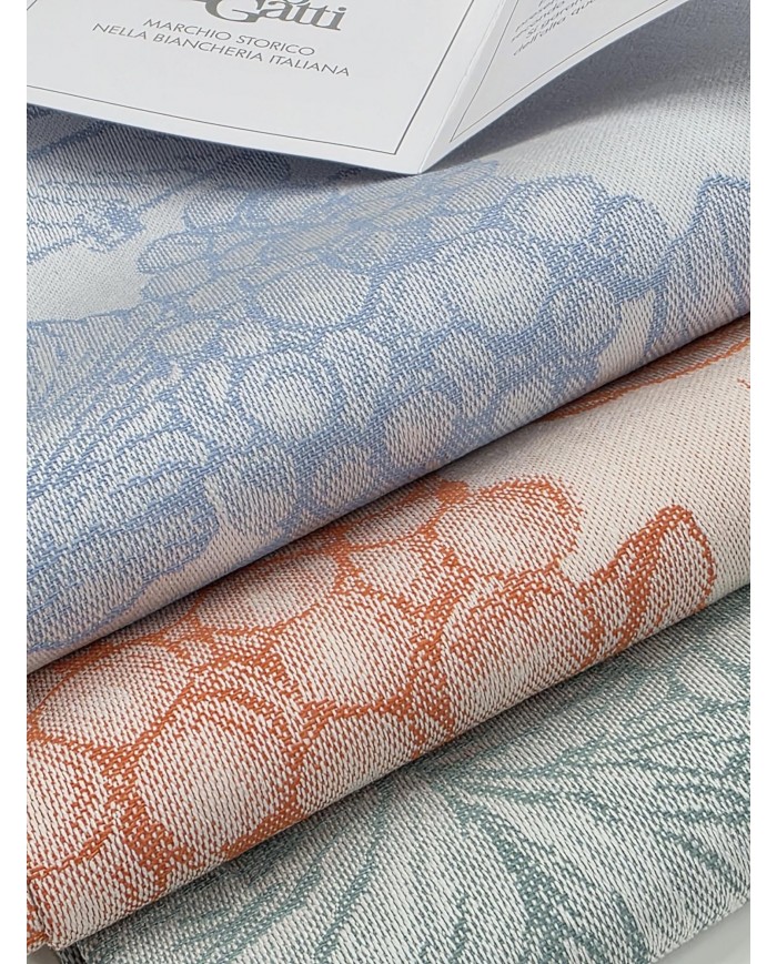 Set di 3 Strofinacci in 100% cotone Emilio Gatti art. vigneto - MADE IN ITALY
