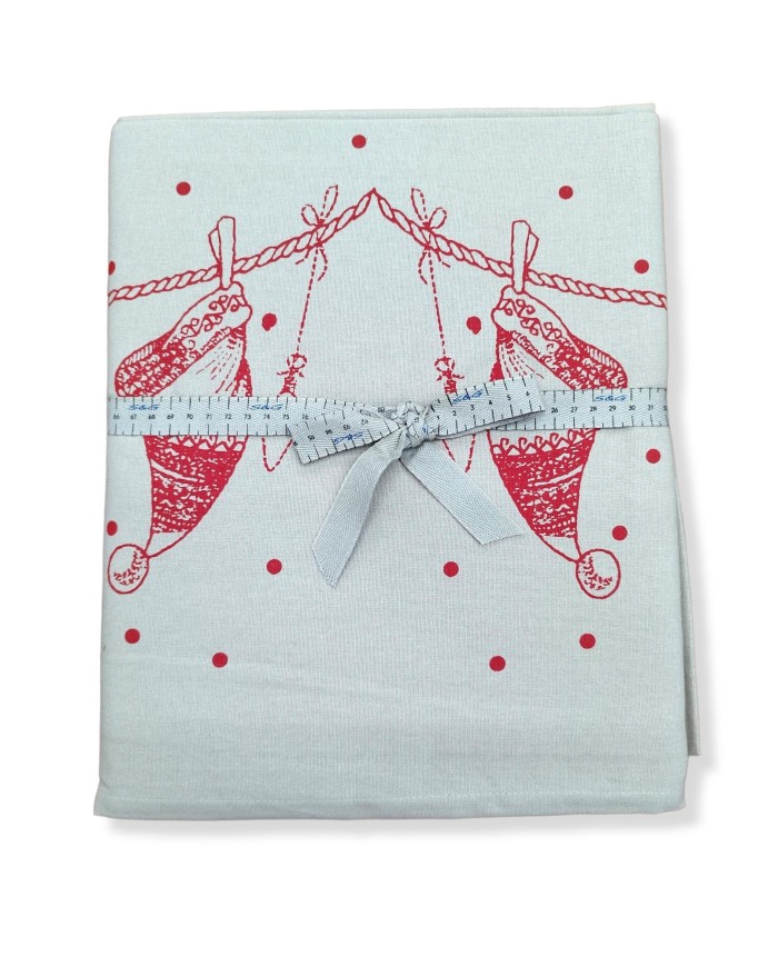 Tovaglia copritavolo Natale in cotone decoration 140x180