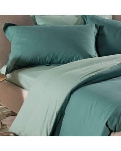 Completo copripiumino letto singolo double face Caleffi Vita