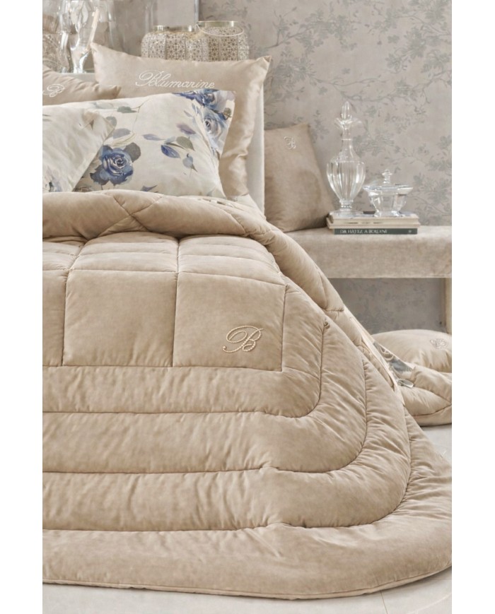 Trapunta matrimoniale Blumarine Blu Velvet 220gr/mq