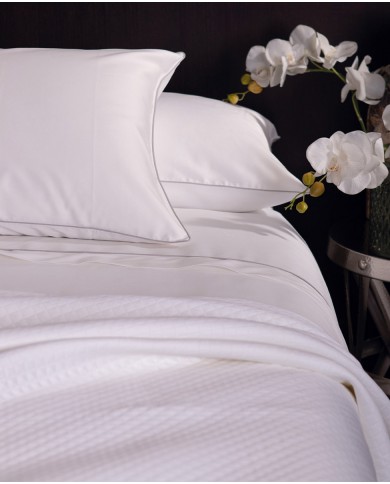 Completo copripiumino matrimoniale in raso 100% cotone Dondi Resort